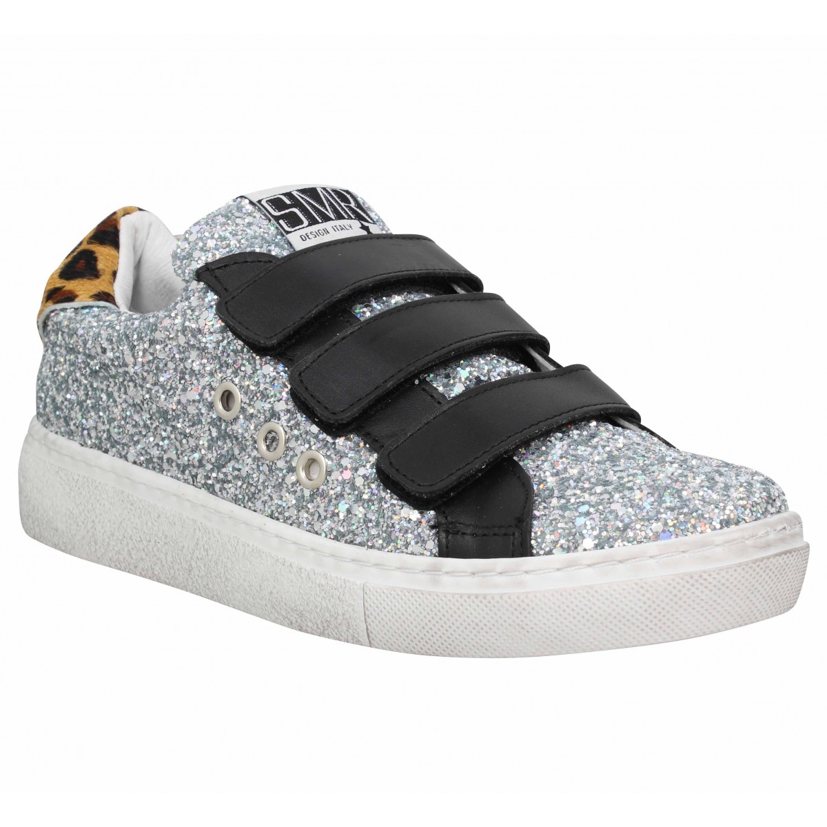 basket scratch paillette femme