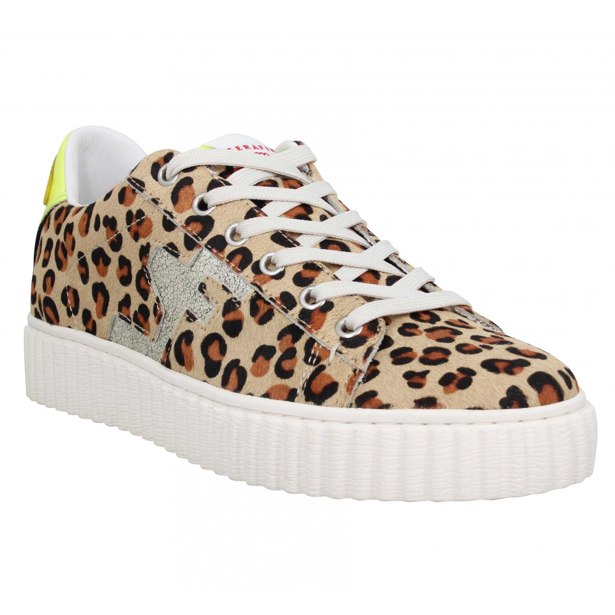 Serafini madison velours femme leopard femme | Fanny chaussures