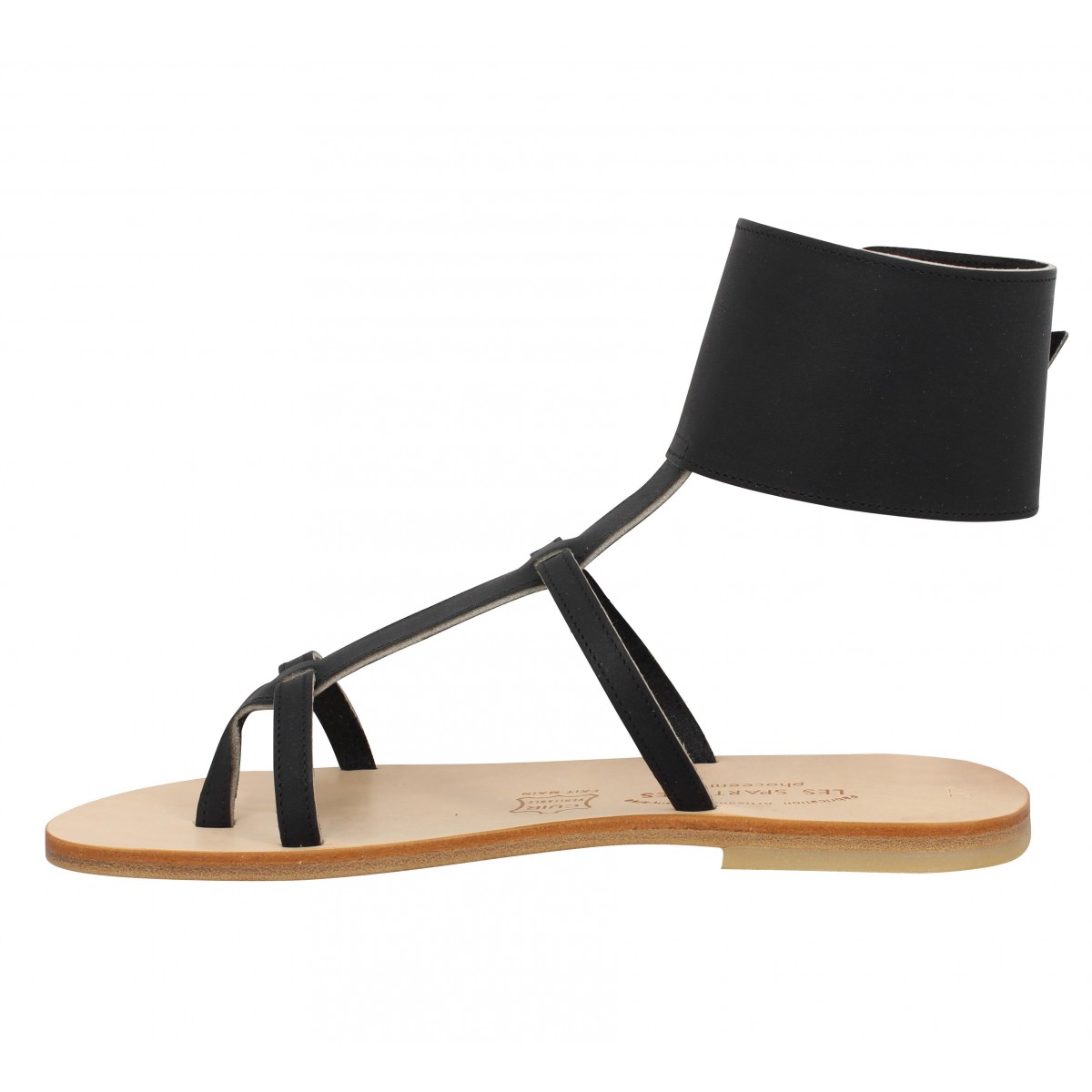 SPARTIATES PHOCEENNES Alicia cuir Femme Black