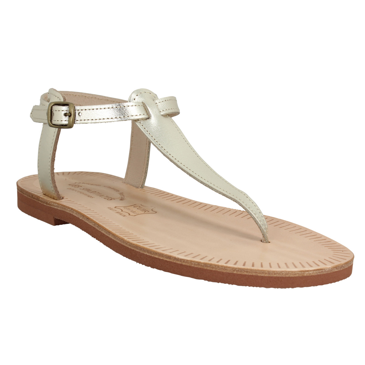 Nu-pieds SPARTIATES PHOCEENNES Bali cuir Femme Sedna