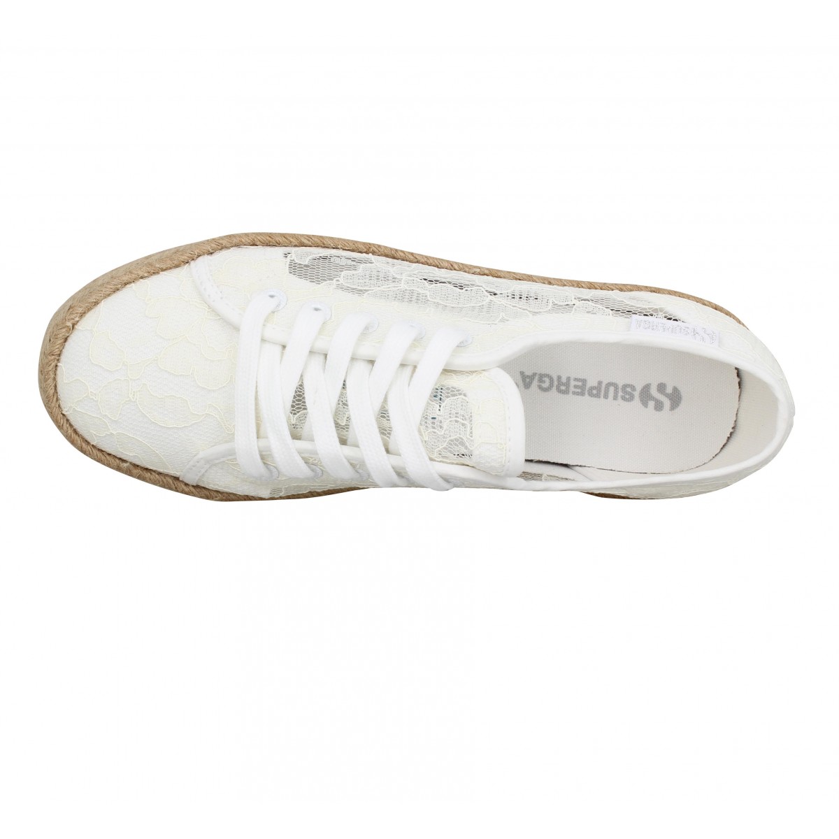 Superga dentelle blanche best sale