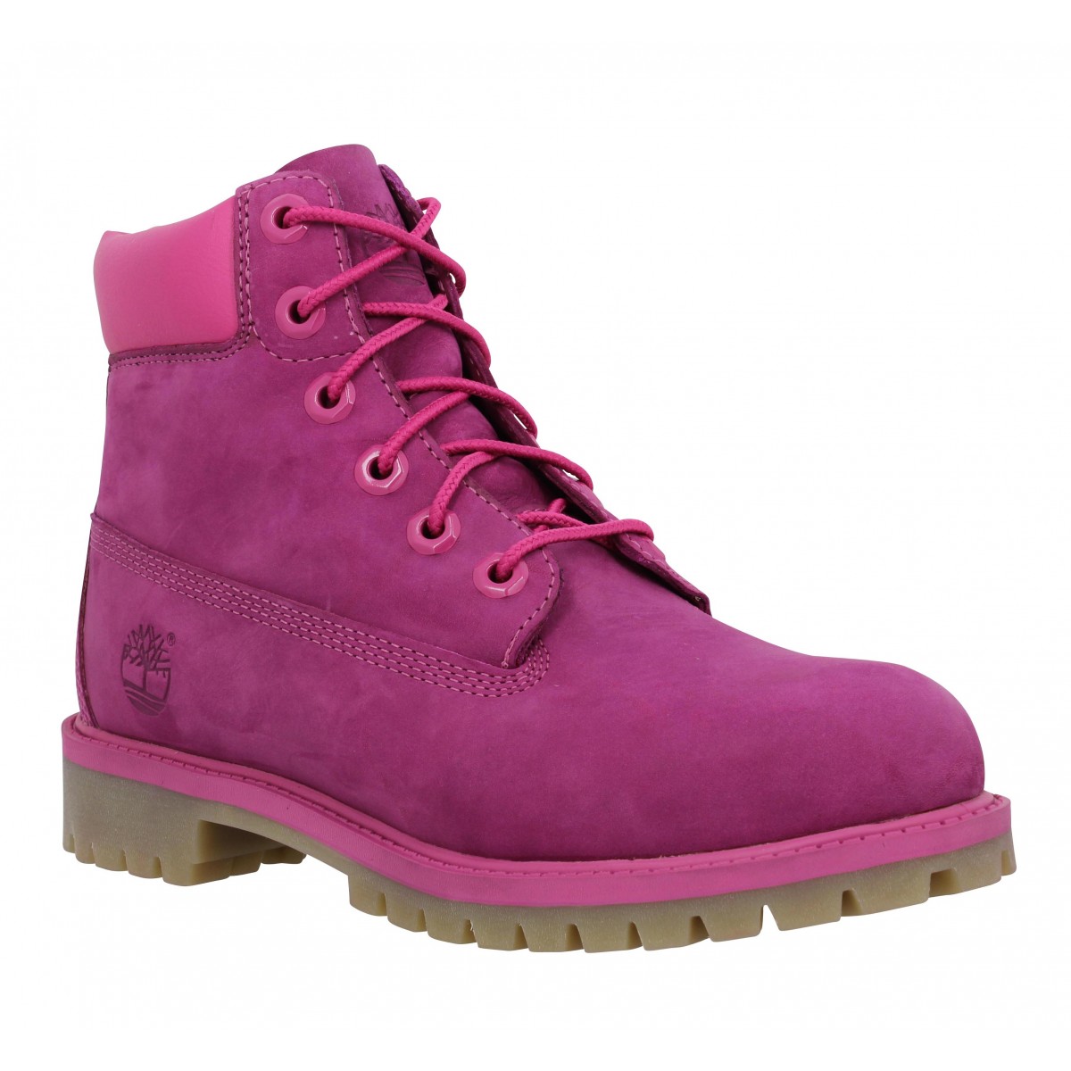 Bottines TIMBERLAND 6in Premium velours Femme Pink