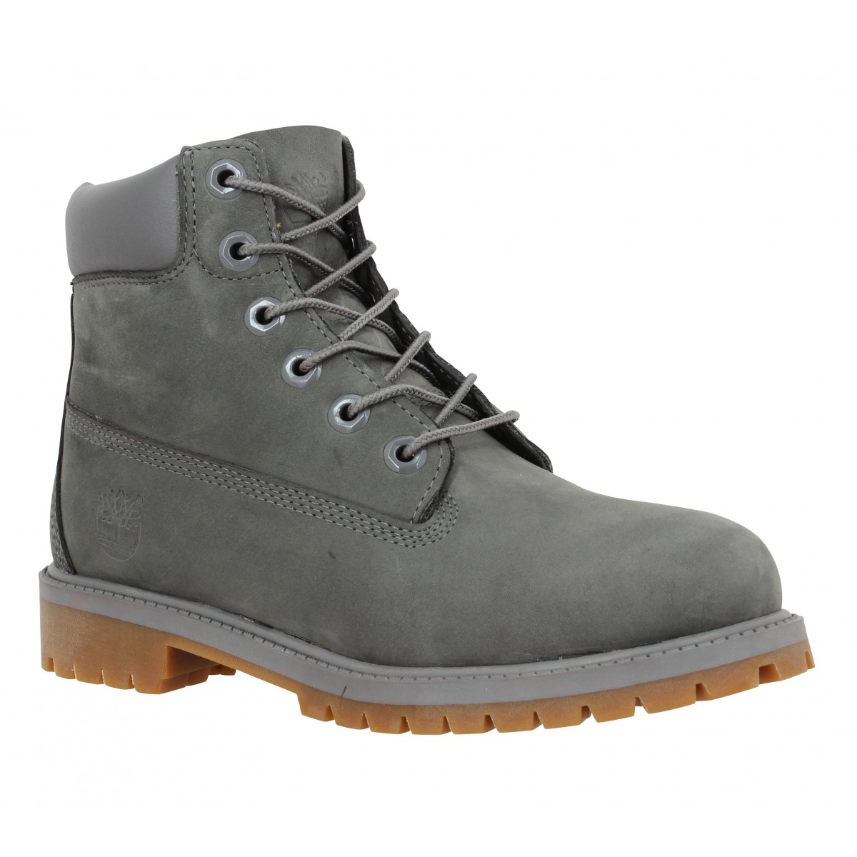 Bottines TIMBERLAND 6in Premium velours Homme Full Gris