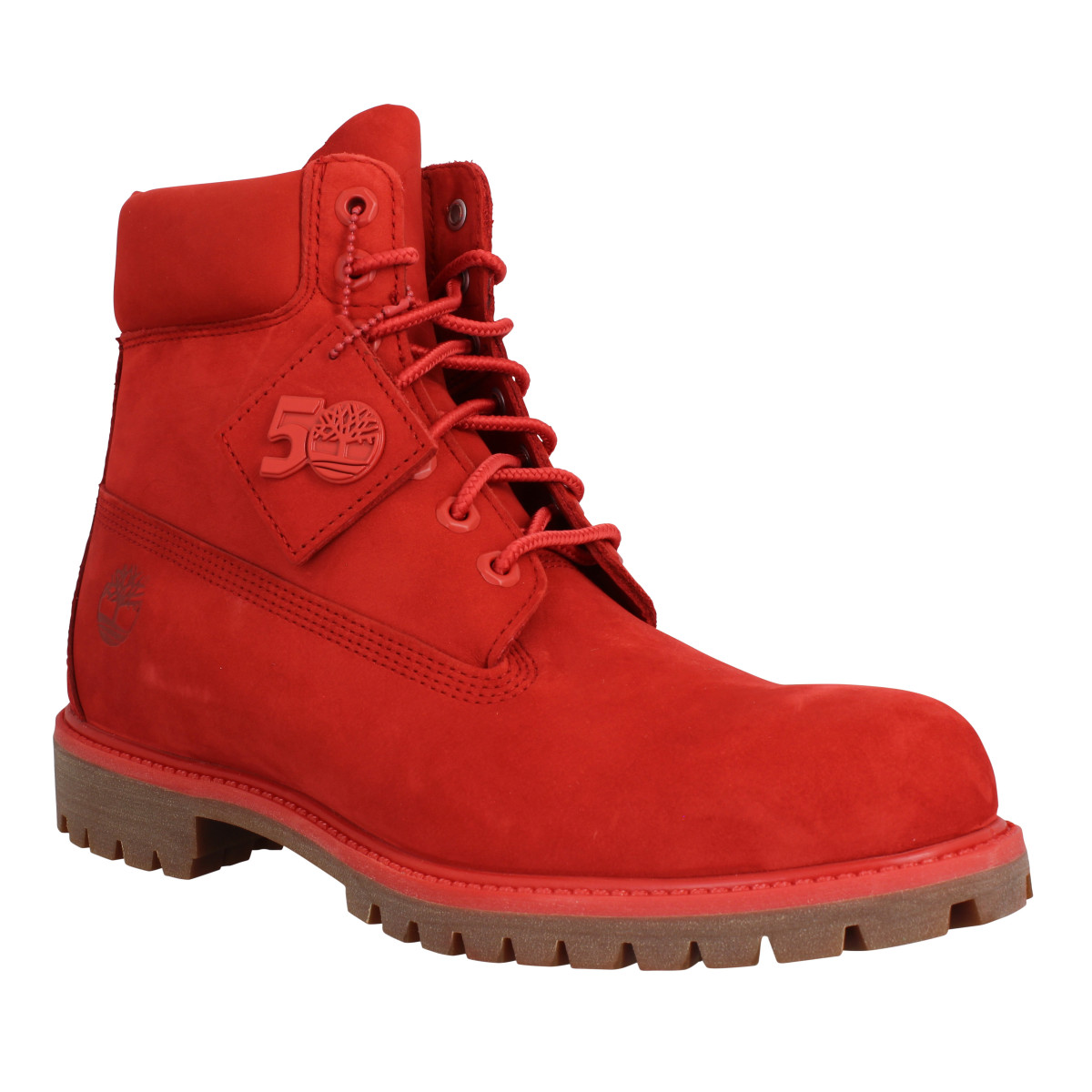 Timberland 6in premium wp velours homme medium red homme