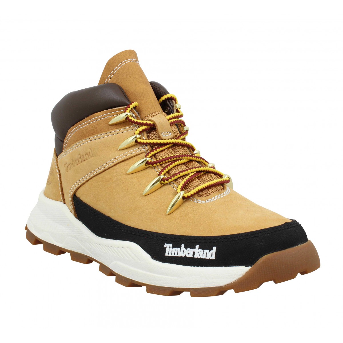 Chaussures Timberland brooklyn sneaker boot nubuck enfant ocre enfants |  Fanny chaussures
