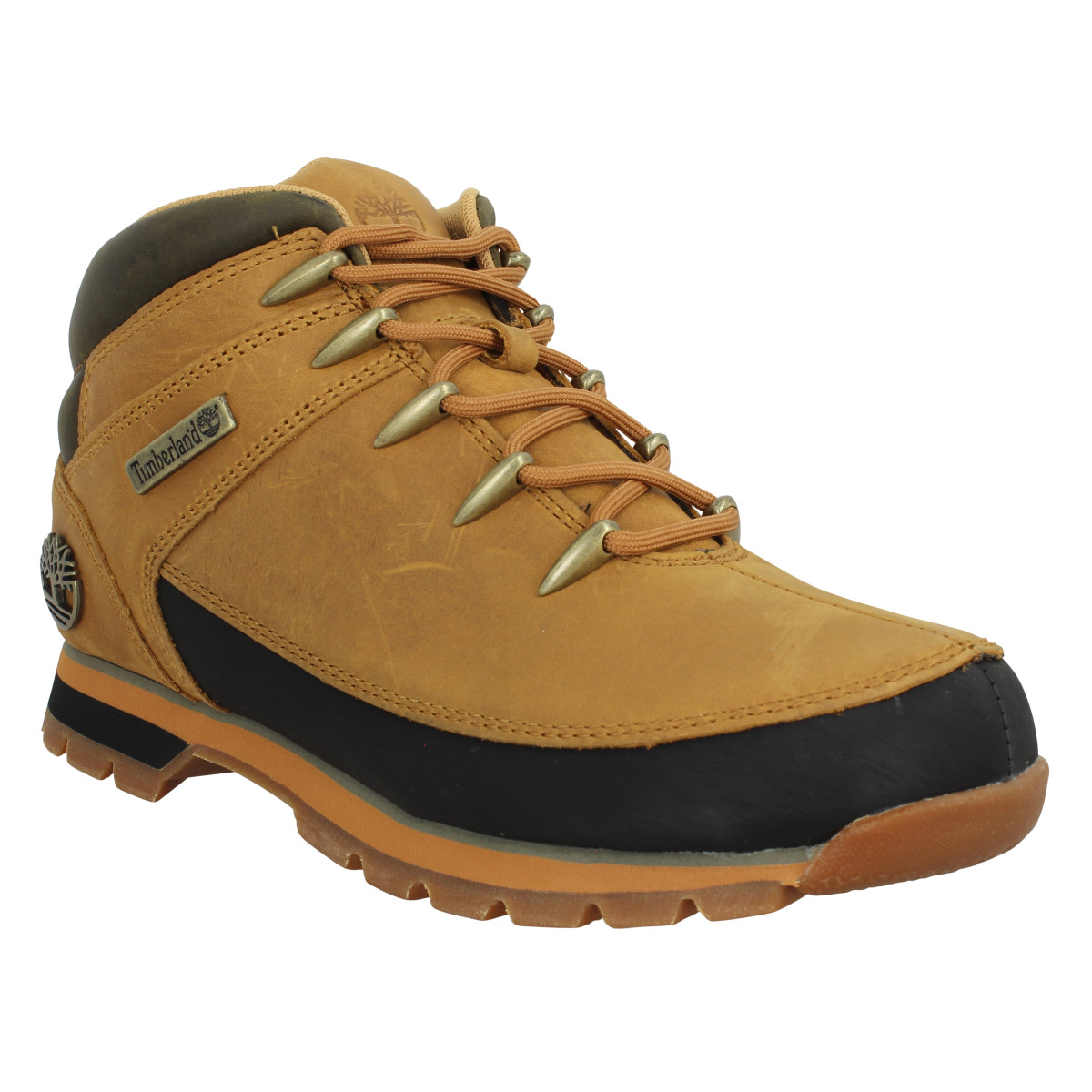 Bottines TIMBERLAND Euro Sprint Mid Hiker cuir regenerate Homme Ocre