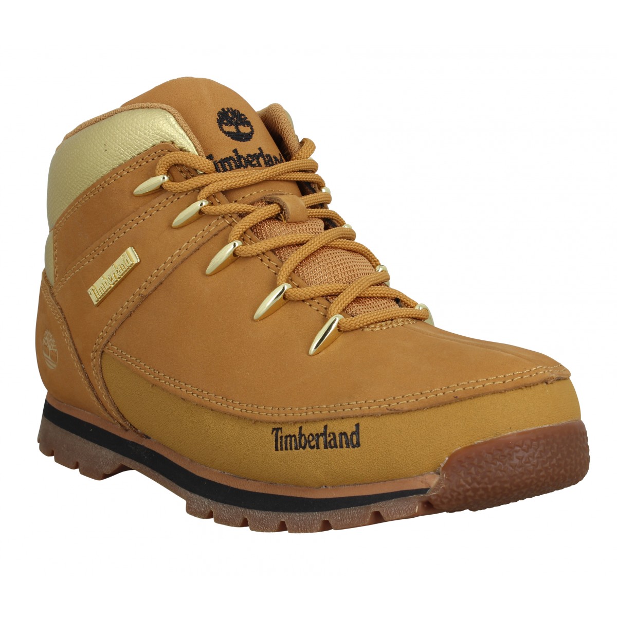 TIMBERLAND Euro Sprint Mid Hiker nubuck Enfant-36-Ocre Gold