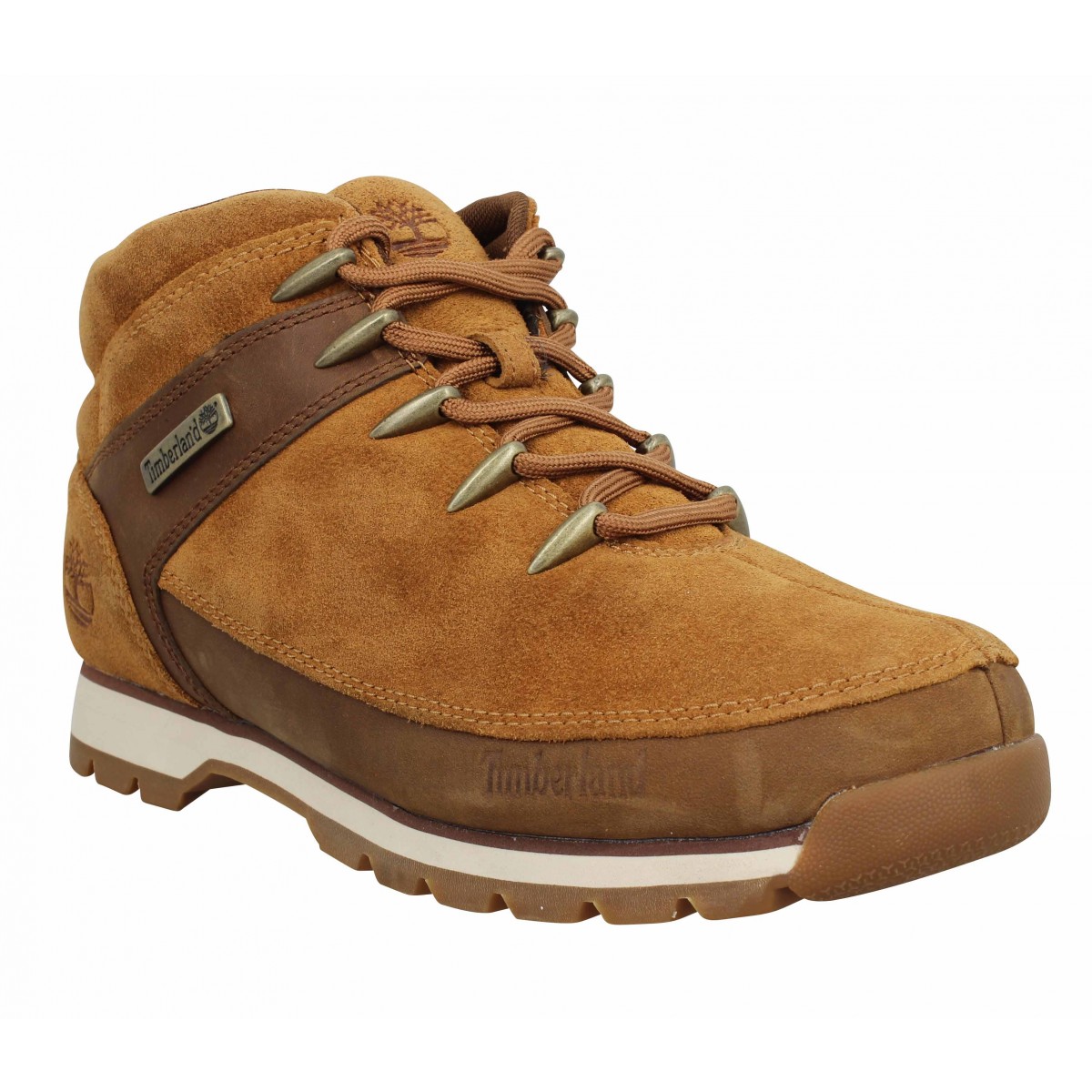 Bottines TIMBERLAND Euro Sprint Mid Hiker suede Homme Rust