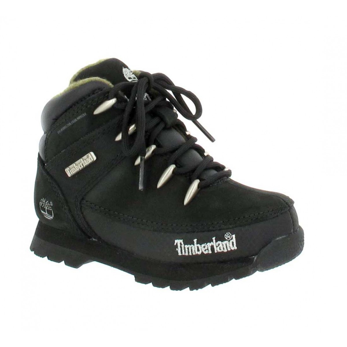 Baskets TIMBERLAND Eurosprint nubuck Enfant Noir