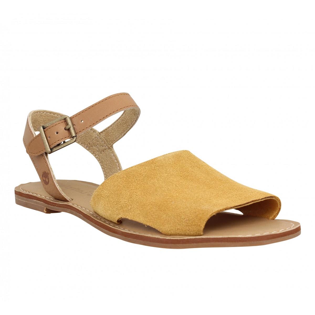Nu-pieds TIMBERLAND Sheafe Y Strap Sandal Femme Tan