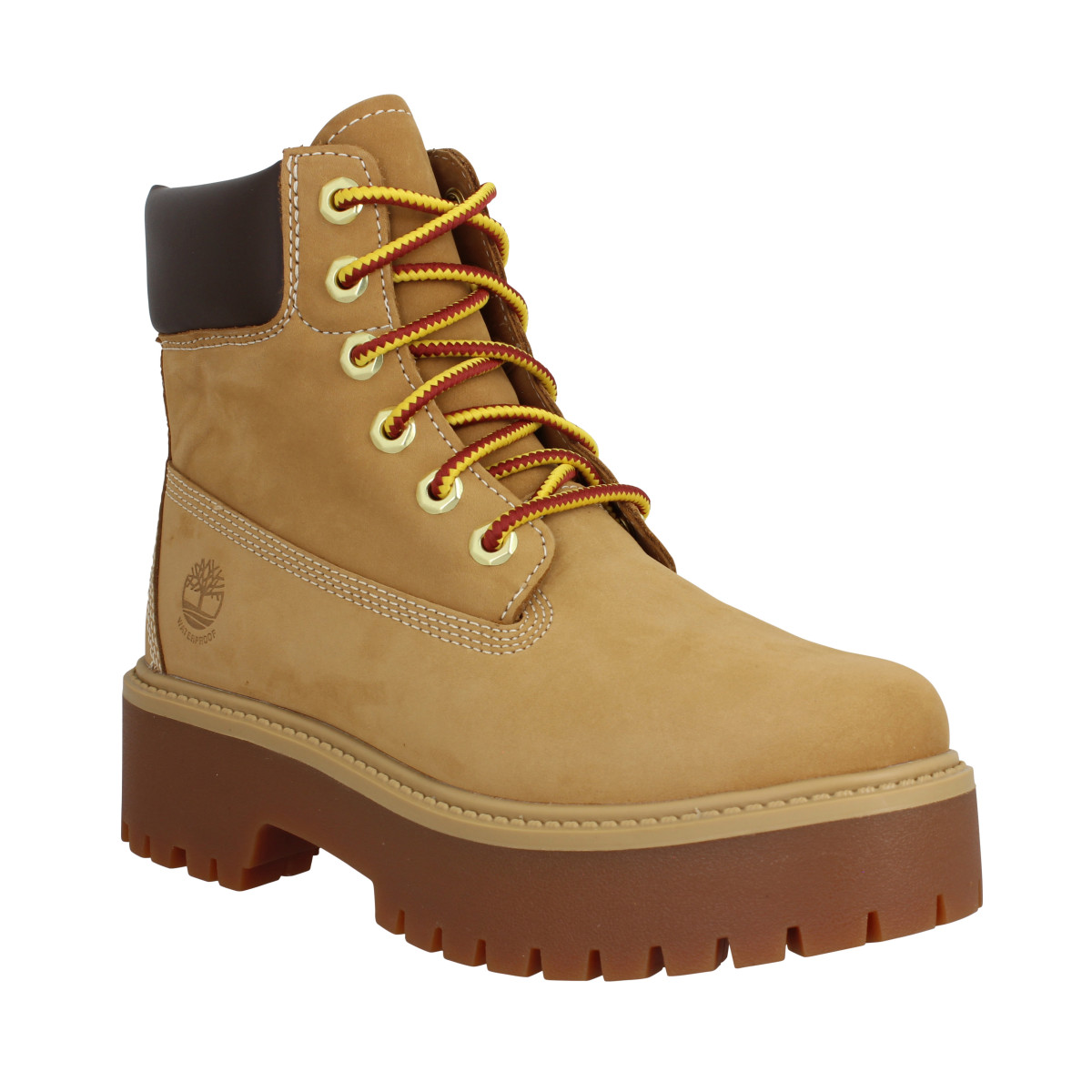 Bottines TIMBERLAND Stone Street 6in WP nubuck Femme Ocre