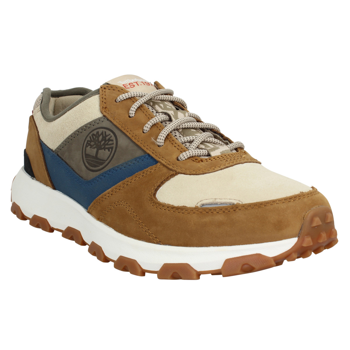 TIMBERLAND Winsor Park nubuck-toile Homme-40-Marron Beige