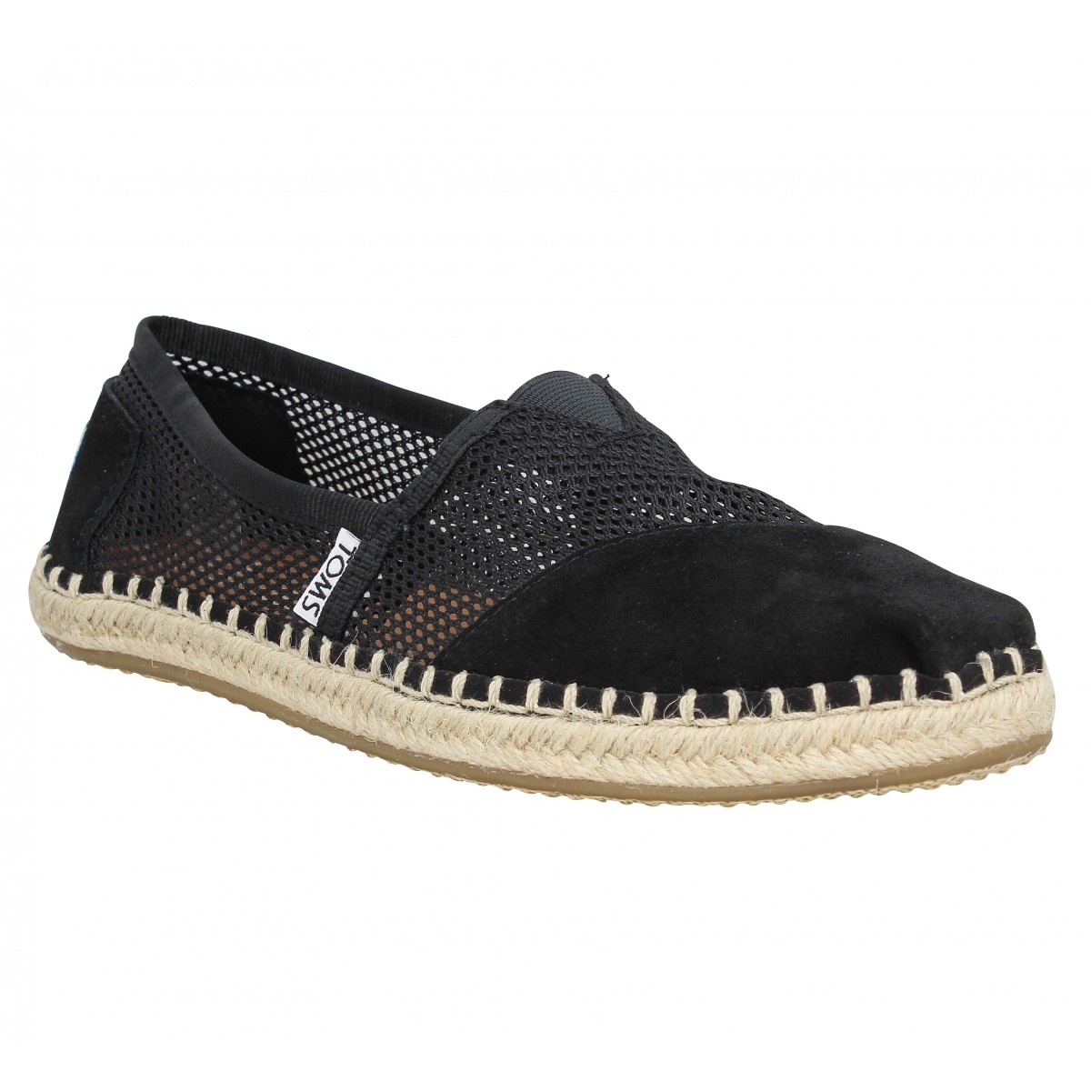 espadrille femme noir