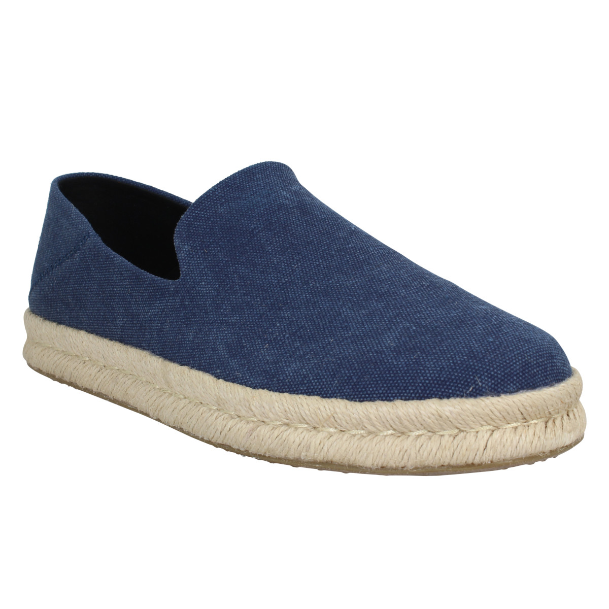 Espadrilles TOMS Santiago toile recyclee Homme Navy