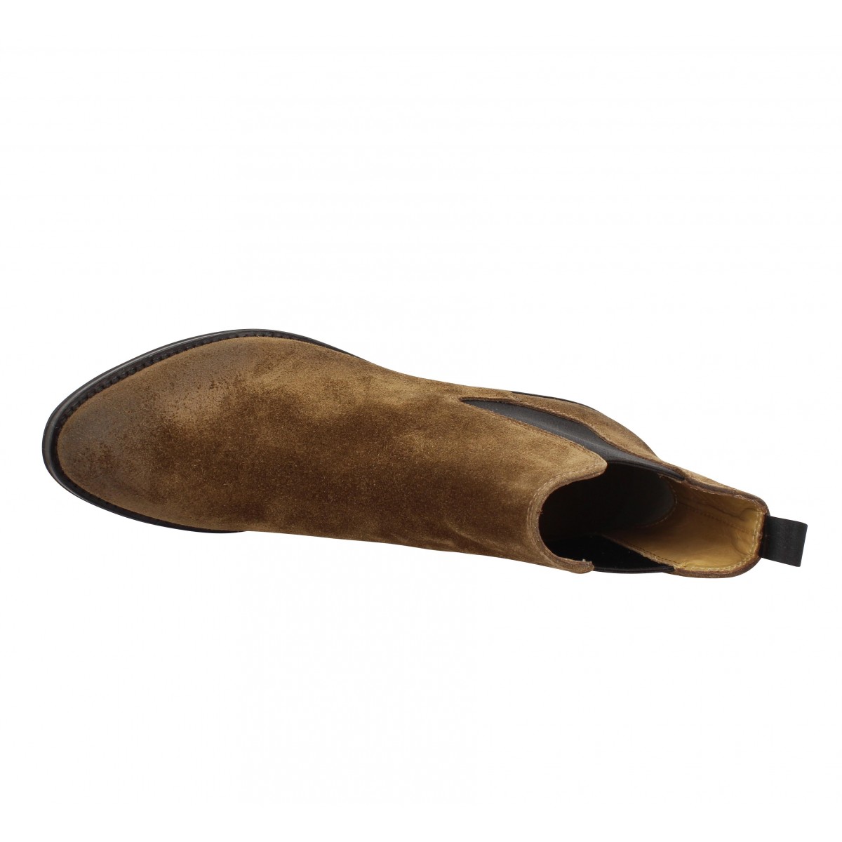 Chaussures Triver flight 2501 velours femme marron femme | Fanny chaussures