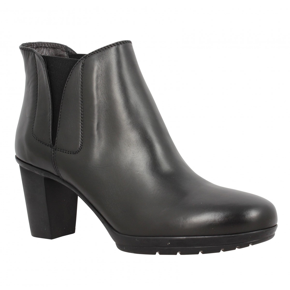 Bottines TRIVER FLIGHT 665 89 cuir Femme Noir