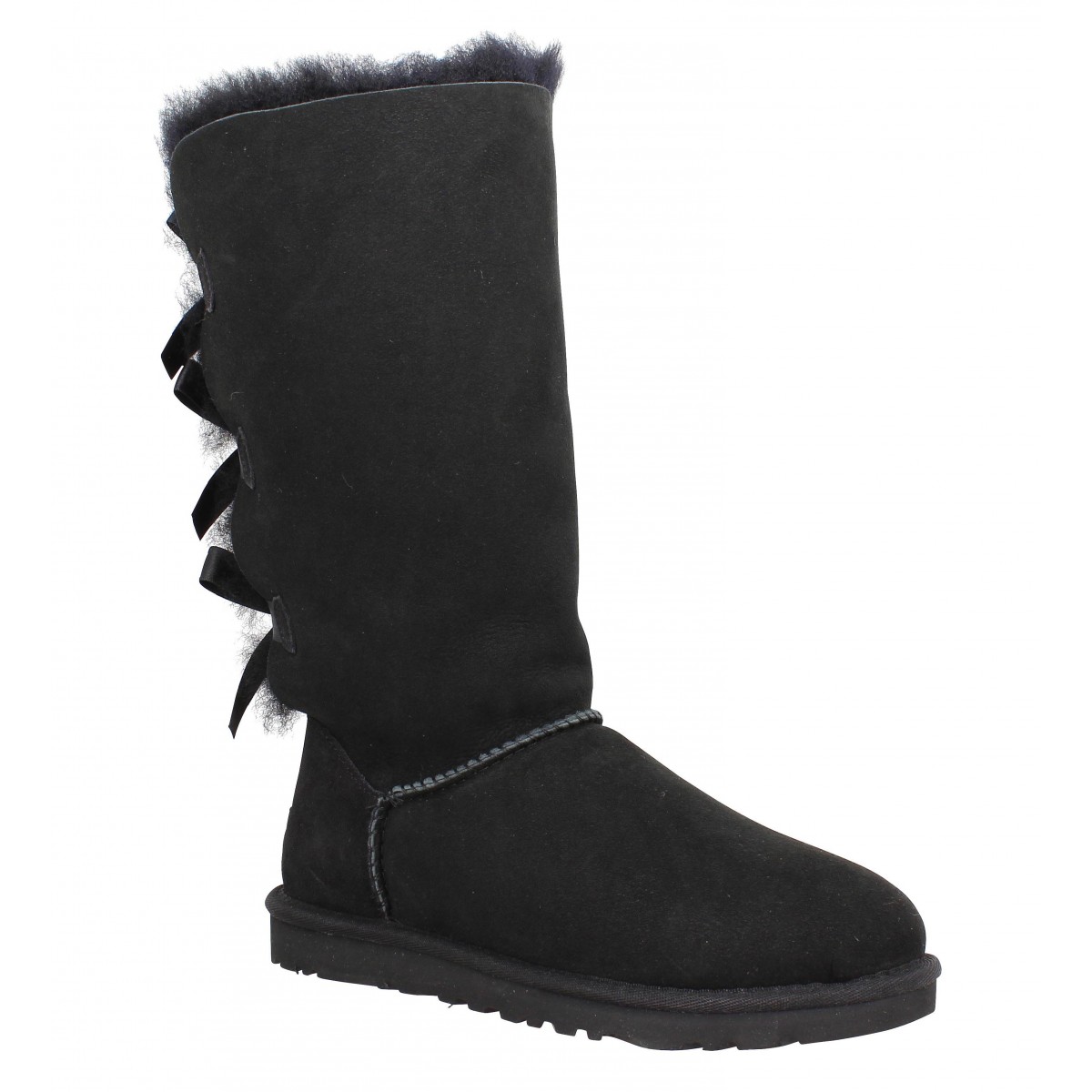 Bottes UGG AUSTRALIA Bailey Bow Tall velours Femme Black