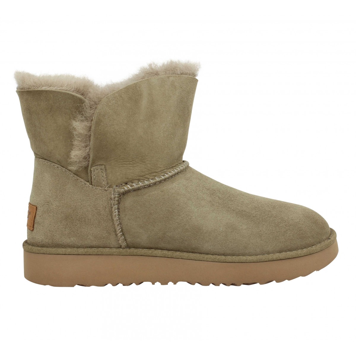 ugg classic cuff mini noir