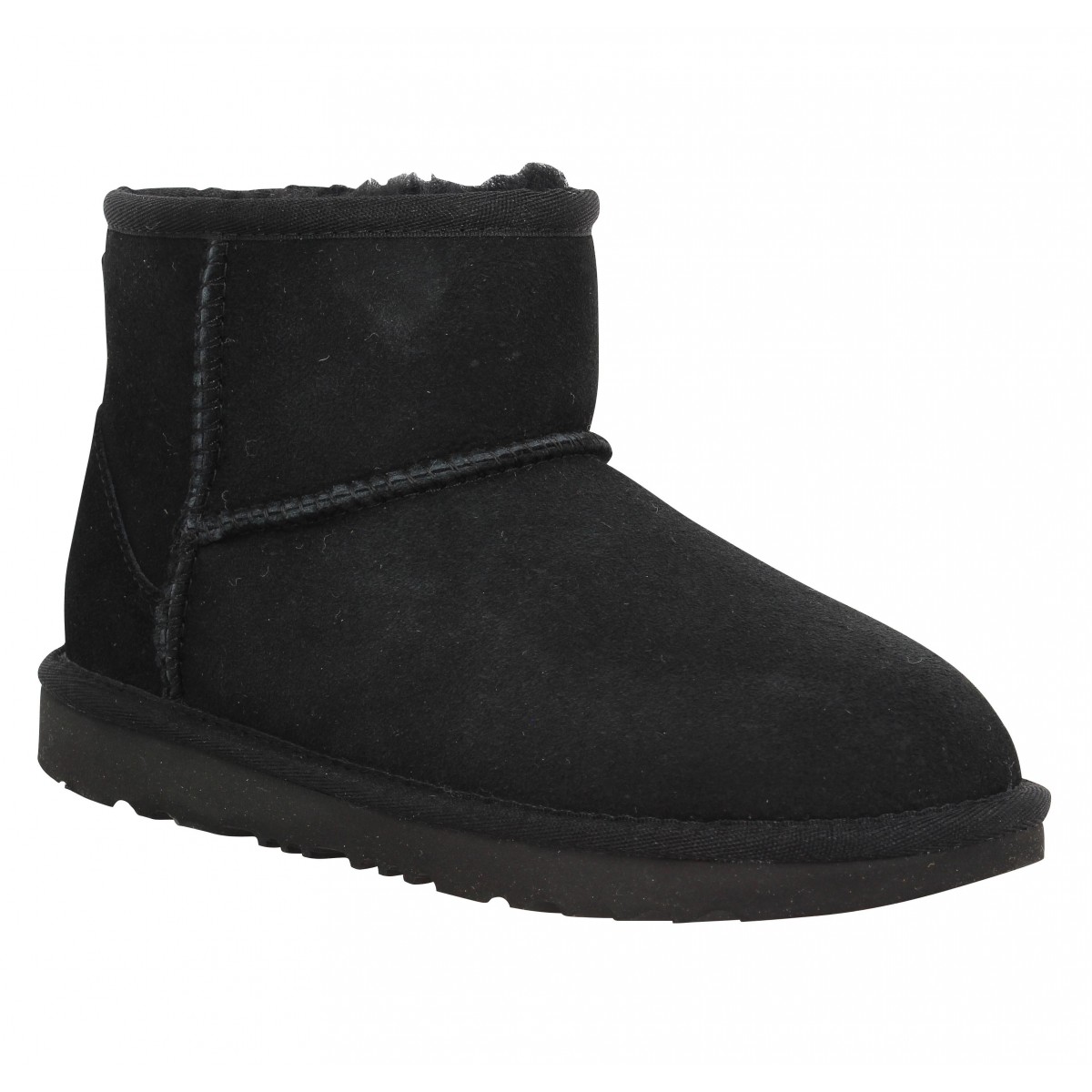 UGG Classic Mini velours Enfant-31-Noir