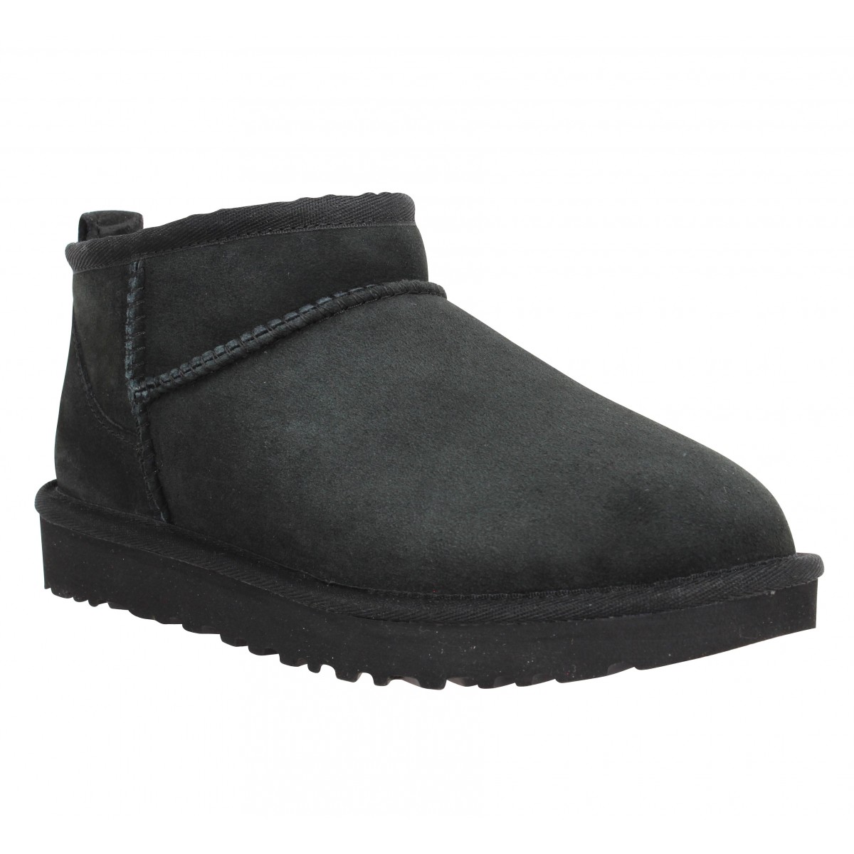 UGG Classic Ultra Mini velours Femme-36-Noir