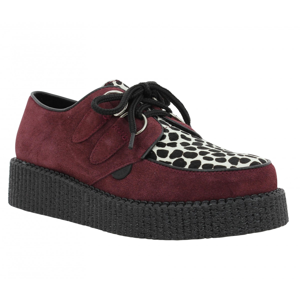 chaussure femme bordeau
