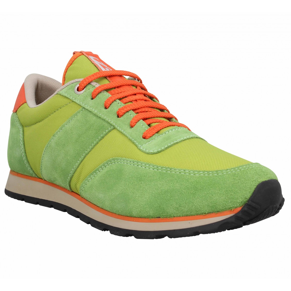 Sneakers homme verte