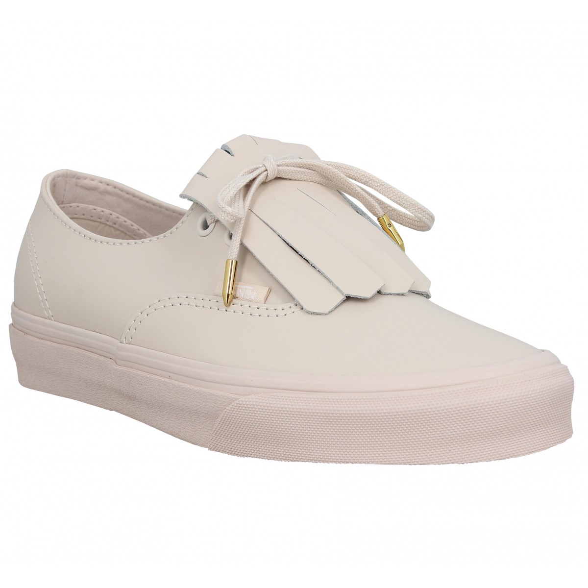 basket vans cuir femme