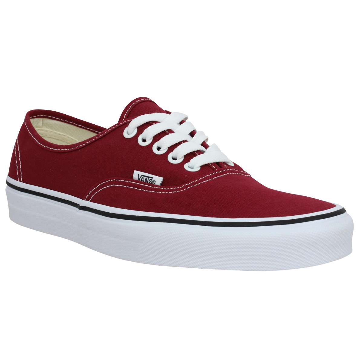 Vans zapato bordeaux discount