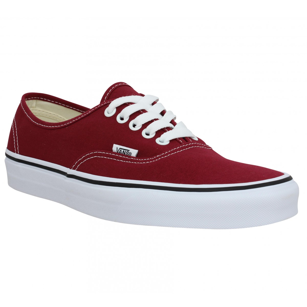 vans bordeaux pour femme