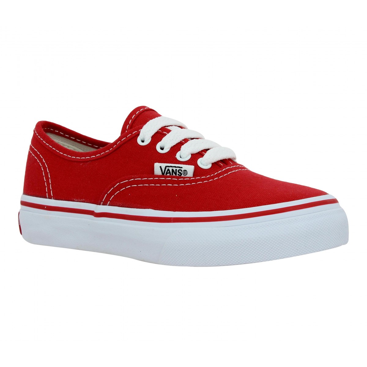 baskets vans rouge