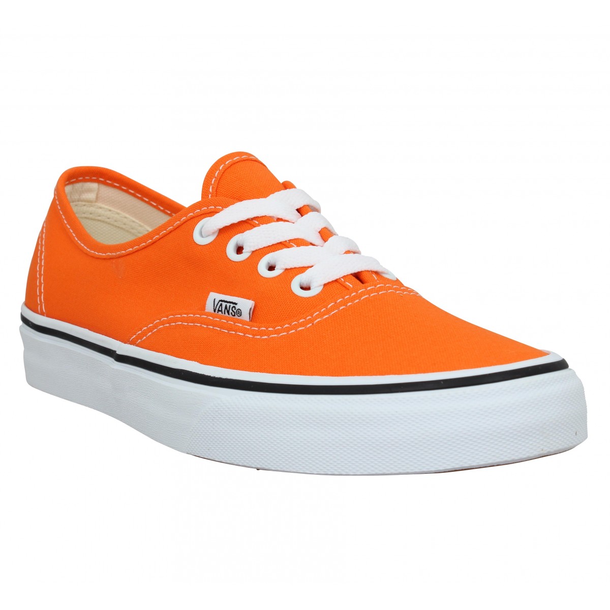 Vans authentic toile femme orange tiger femme Fanny chaussures