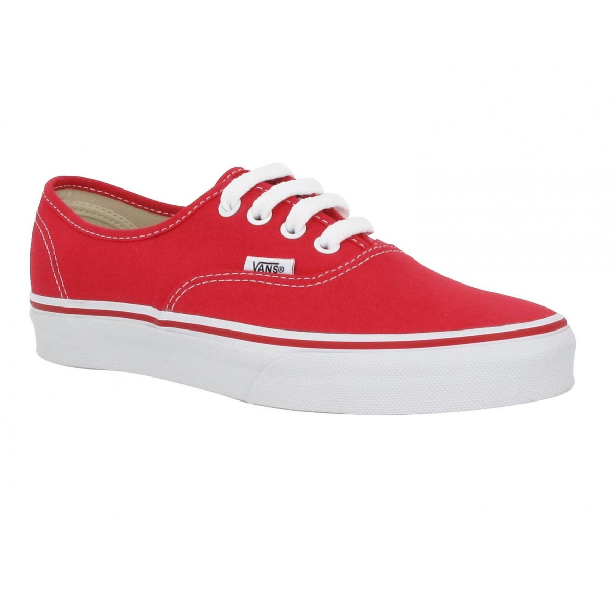 vans femme rouge