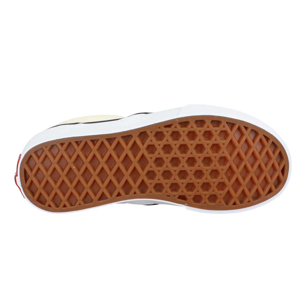 VANS Classic Slip On toile damier Enfant Blanc Noir