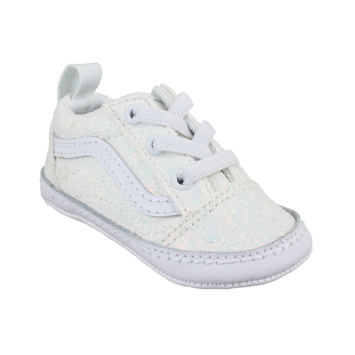 Baskets VANS Old Skool Crib glitter Enfant White