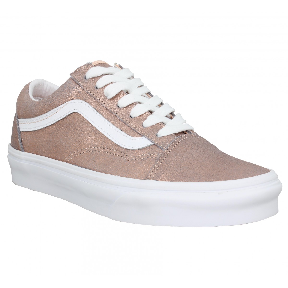 Vans femme noir et rose on sale
