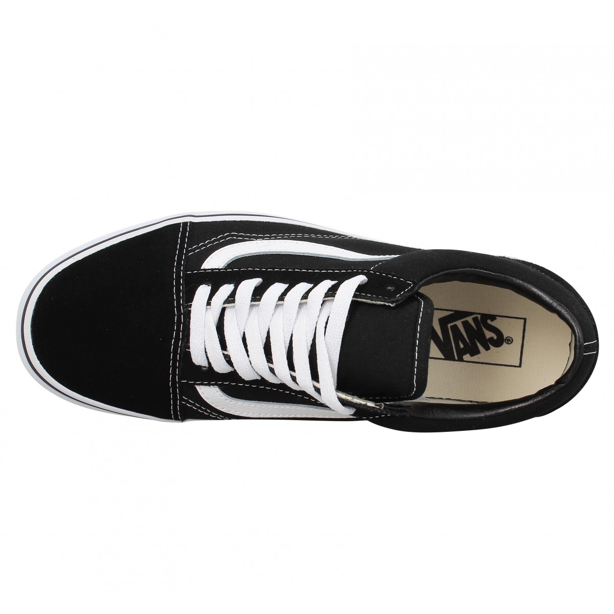 vans noir courte femme