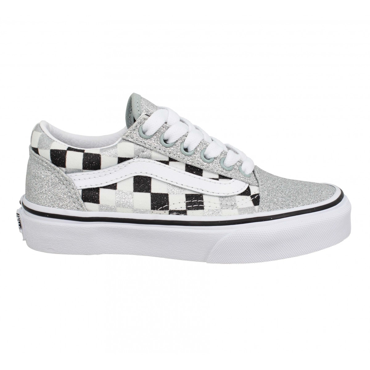 vans old skool damier enfant