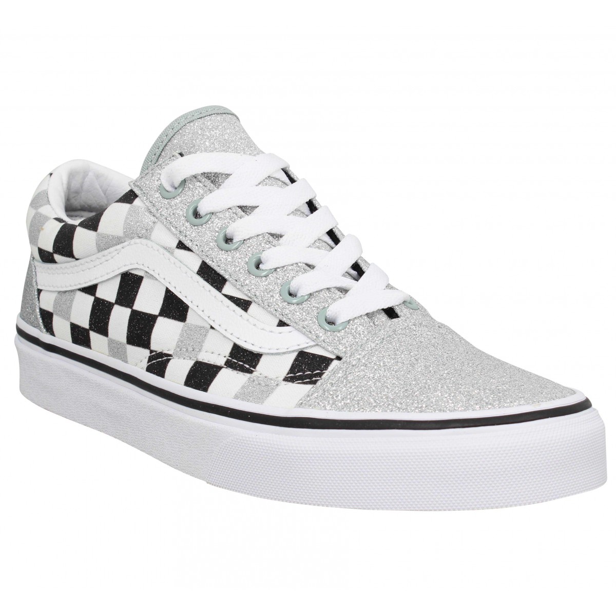 basket vans femme grise