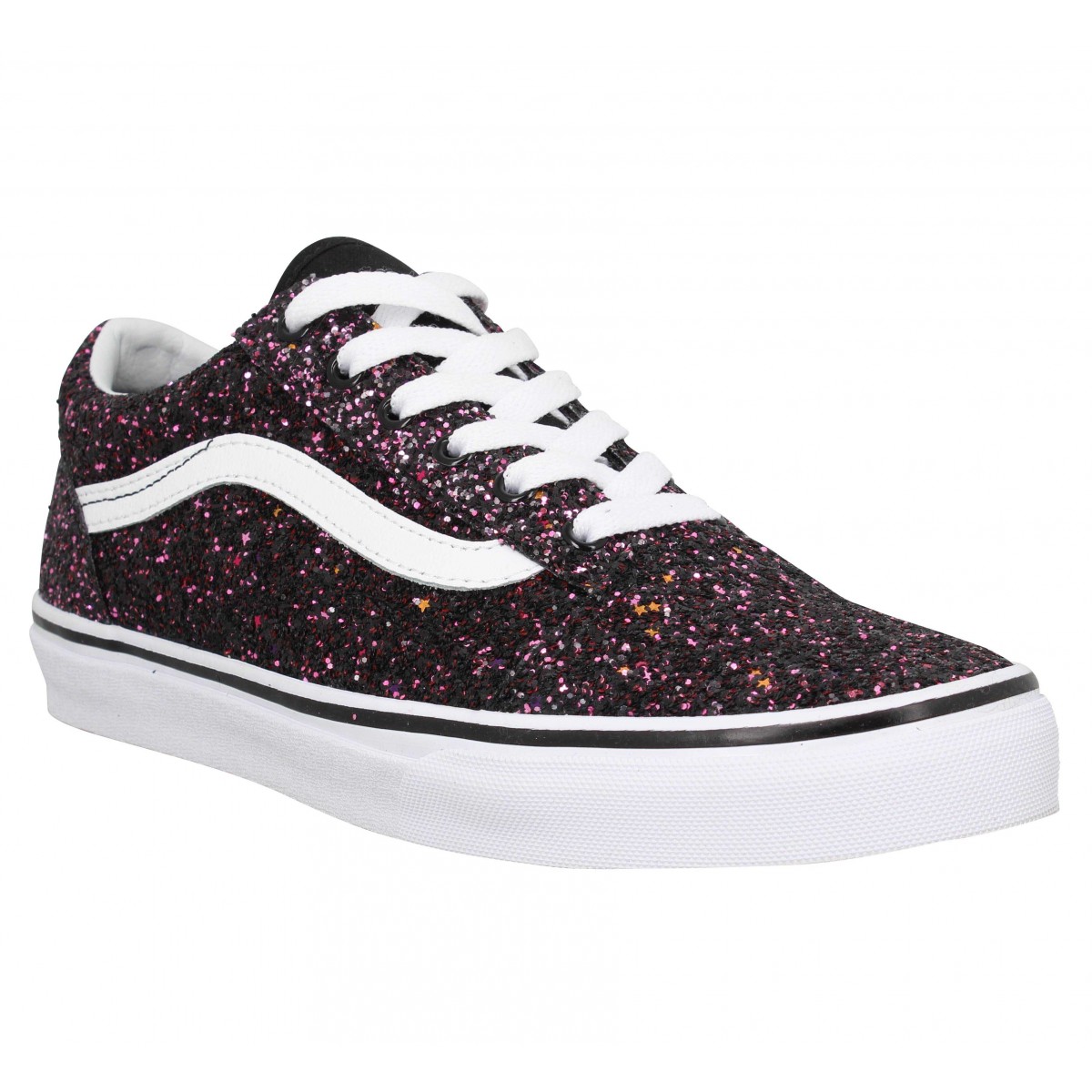 vans femme glitter