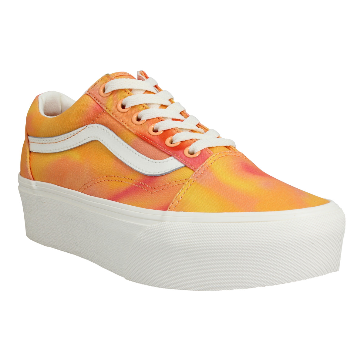 Vans old skool stac toile femme tonal orange femme Fanny chaussures
