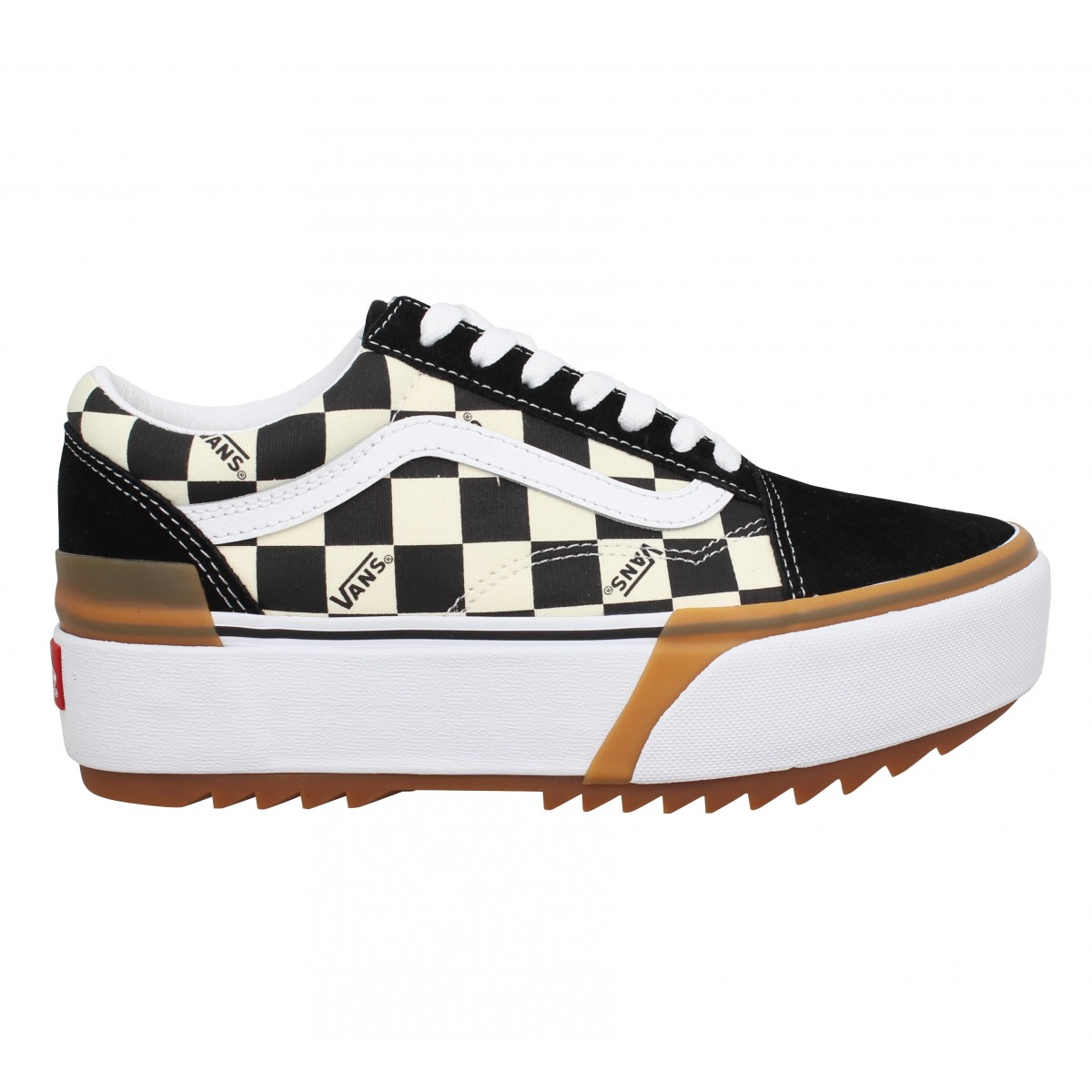 vans damier compensees