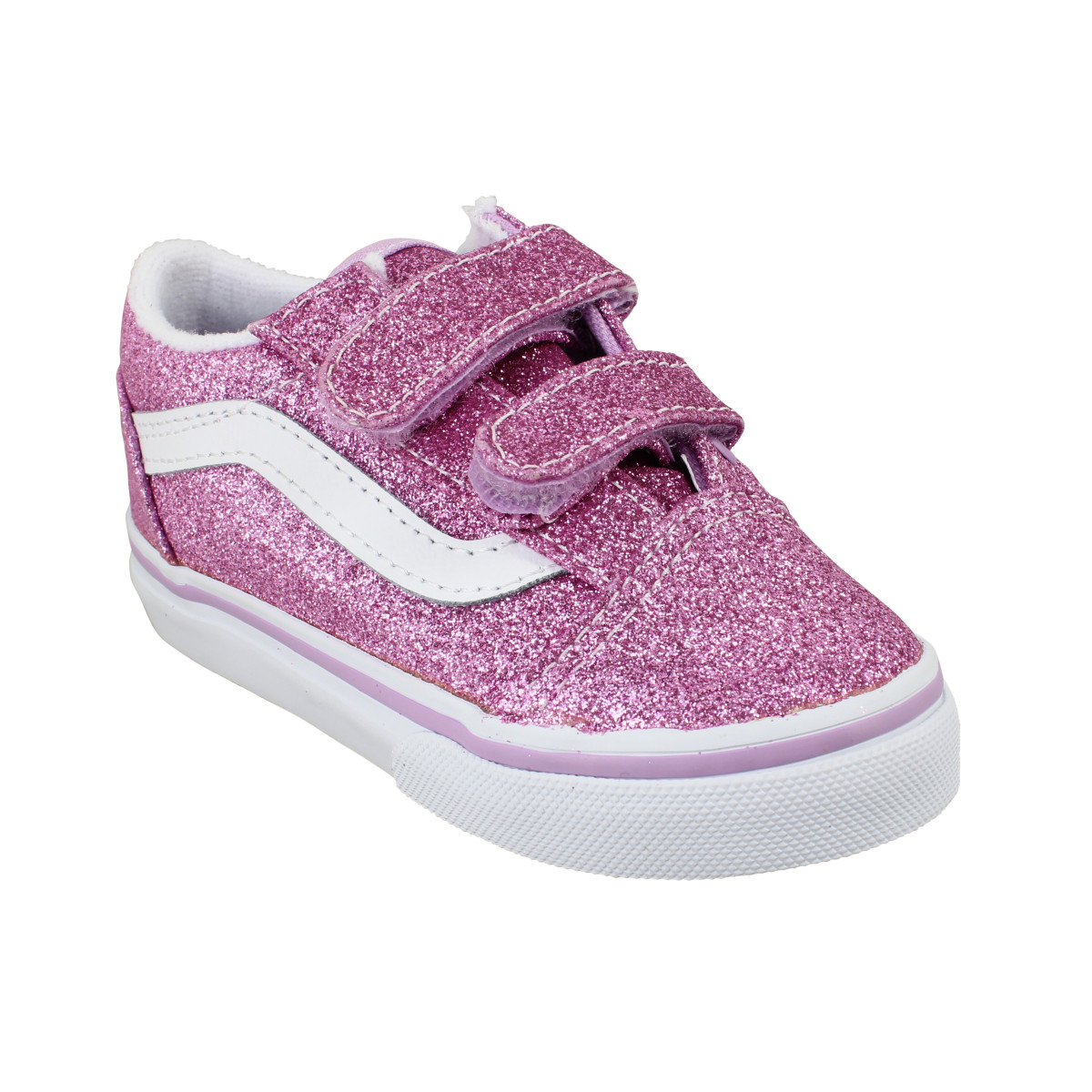 Baskets VANS Old Skool V glitter Enfant Lilac