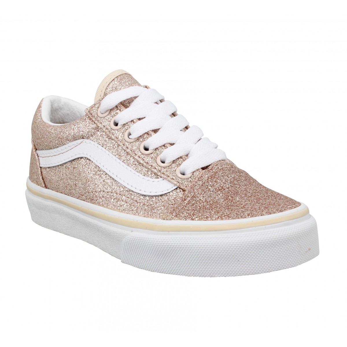 vans rose paillette