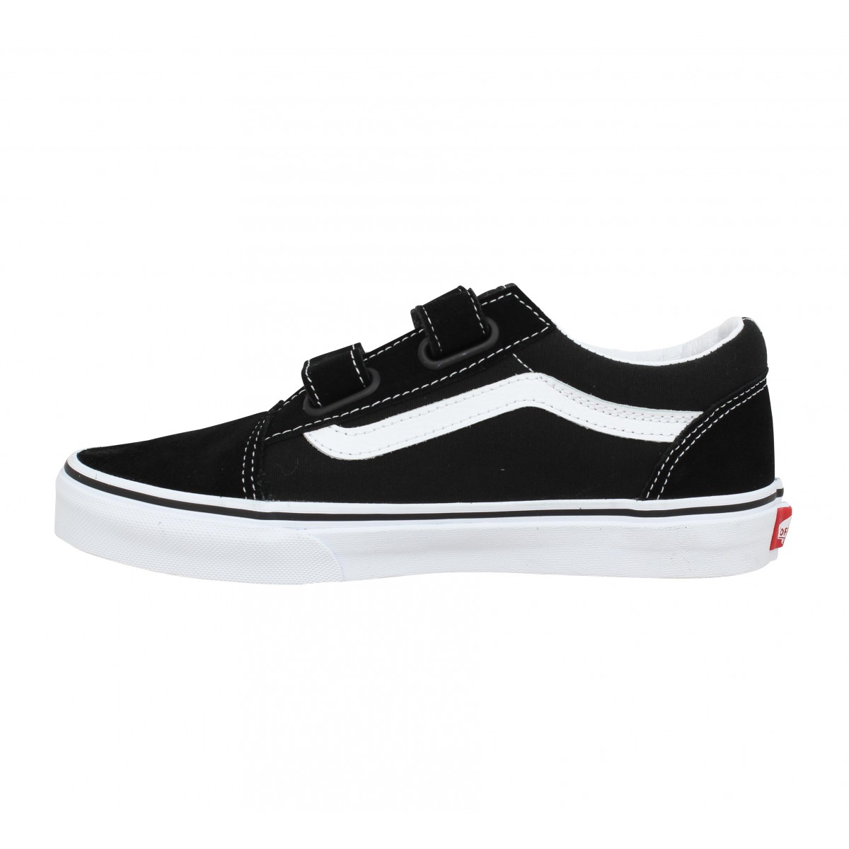 VANS Old Skool V velours toile Enfant Noir