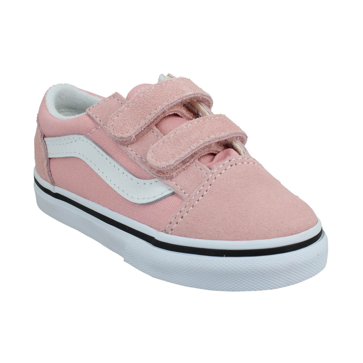 Baskets VANS Old Skool V velours toile Enfant Pink