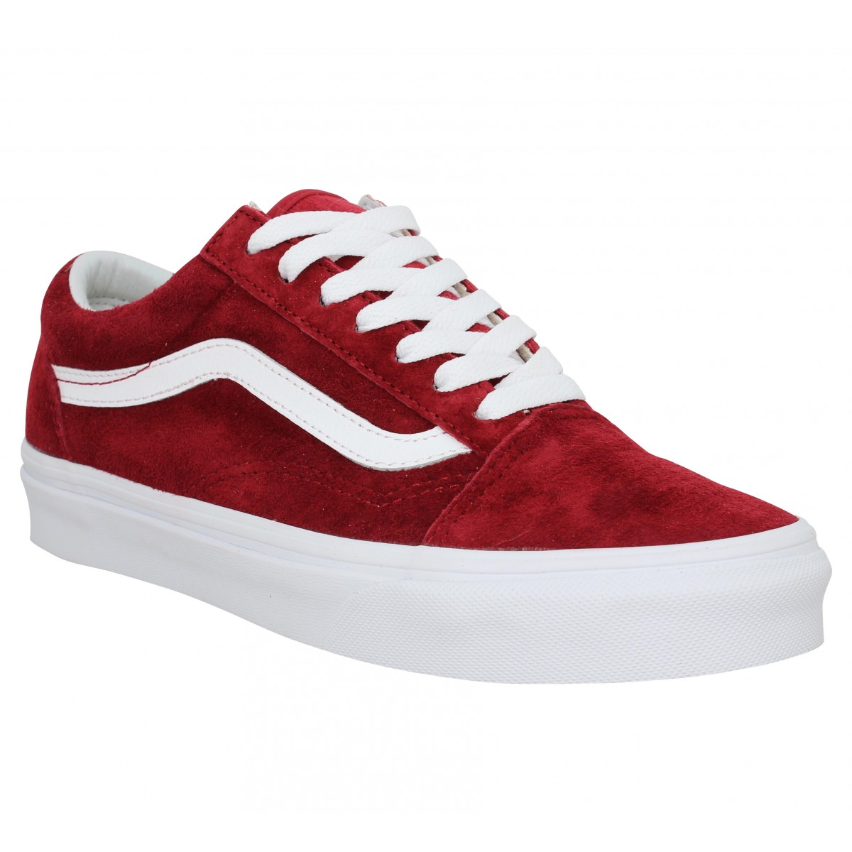 vans femme rouge