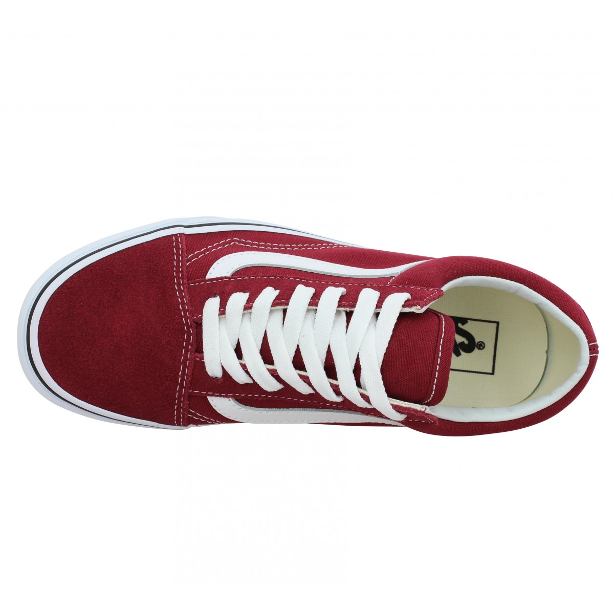 vans old skool bordeaux homme