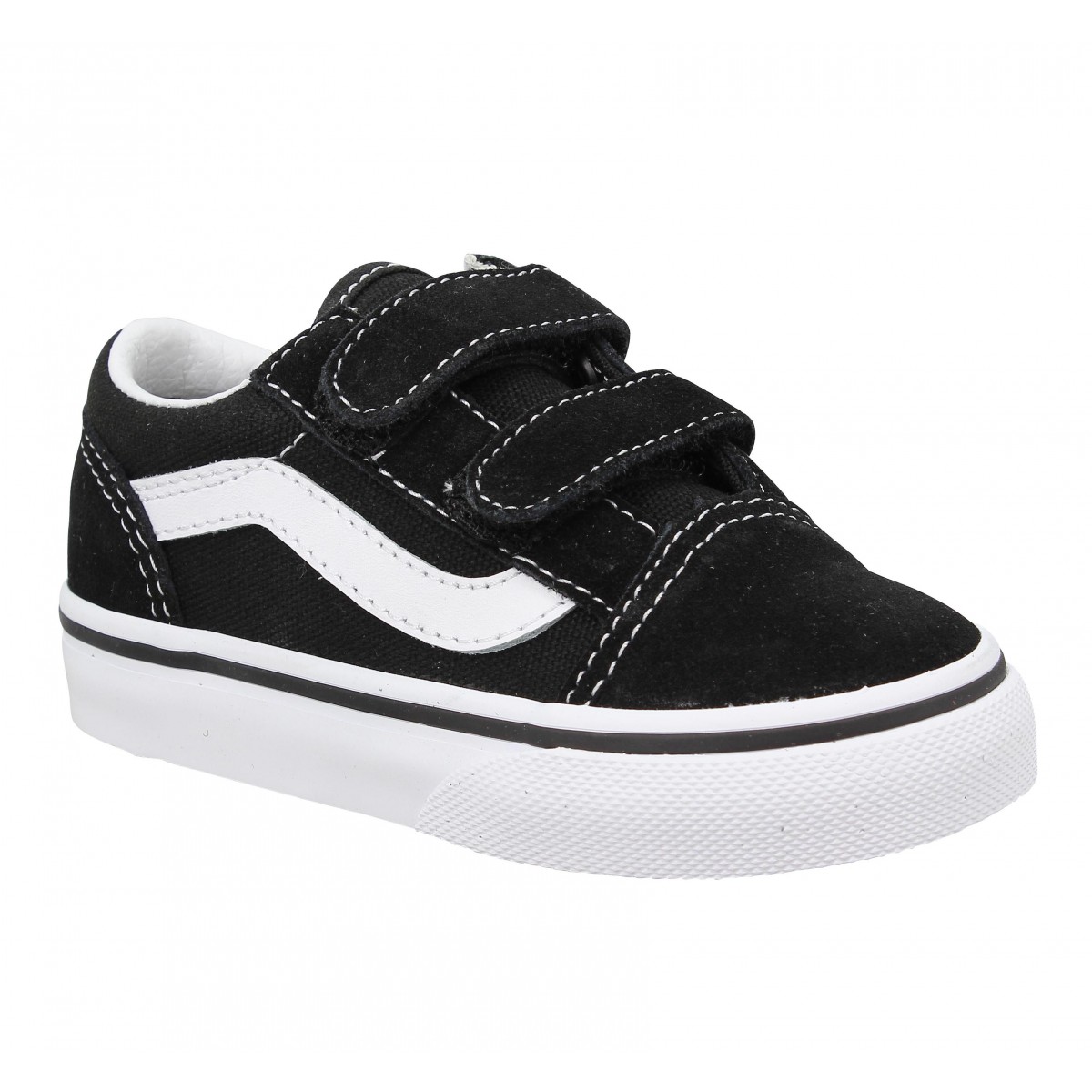 VANS Old Skool velours toile Enfant Noir