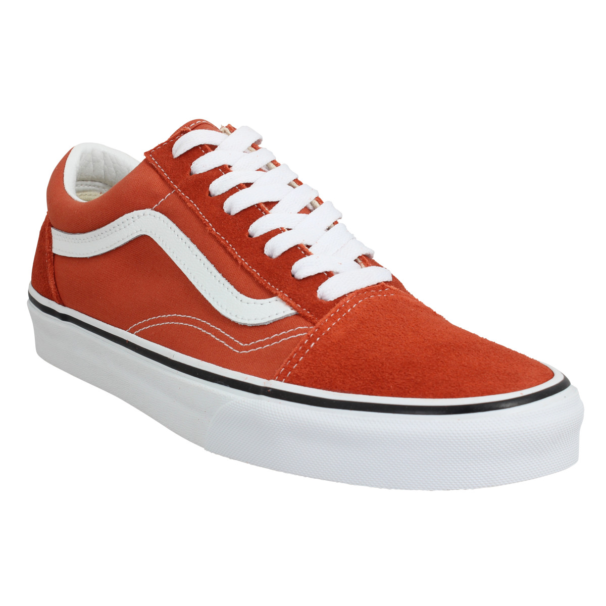 Baskets VANS Old Skool velours toile Homme Burnt Ochre