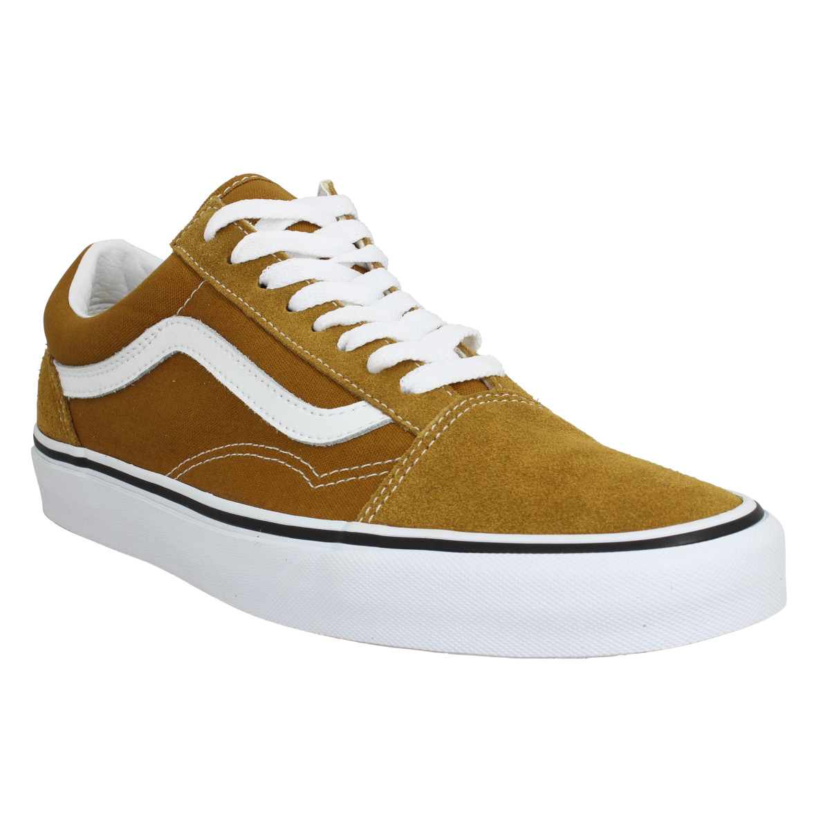 VANS Old Skool velours toile Homme Golden Brown